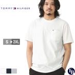 ショッピングHILFIGER TOMMY HILFIGER トミーヒルフィガー Tシャツ 半袖 メンズ ポケット ワンポイント USAモデル 78B1048 【メール便可】