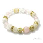 Yahoo! Yahoo!ショッピング(ヤフー ショッピング)モルガナイト×ムーンストーン パワーストーンブレス　送料無料