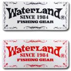  вода Land Logo рыбалка механизм стикер S черный + красный 2 листов ввод 058058 ширина 123mm× длина 54mm