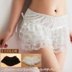 見せパンツ　ショート　レディース　レースパンツ　フリルレースパンツ　インナーパンツ　総レース 透け防止 下着 春新作