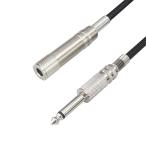 [15m][ extension ] shield cable / microphone cable 6.3mm standard plug male - standard Jack female φ6.3mm male / female C-068-15M/C06815M