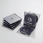 エレコム(ELECOM) Blu-ray/DVD/CDケース(標準/PS/4枚収納) CCD-JSCNQ5CBK
