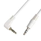  аудио кабель L type - распорка type 3.5mm стерео Mini штекер 0.6m белый VM-4045WH