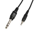  аудио изменение кабель 3.5mm стерео Mini штекер ( мужской ) - 6.3mm стерео стандарт штекер ( мужской ) 3m VM-SS-3m