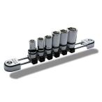 ショッピングNTB nepros　ネプロス 9.5SQ　セミディープソケットセット（NTB3M06A）