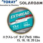 東レ・TORAY ソラローム エクスレッド Type NS 100m 15, 16, 18, 20Lb 3.75, 4, 4.5, 5号 フロロカーボンラインタイプ(メール便対応)