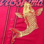 ★送料無料★広島 カープ　鯉　金/赤布　右　応援　刺繍