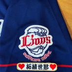 * бесплатная доставка * Saitama Seibu Lions Самшит мелколистный .. имя рукав отвечающий . вышивка нашивка форма 