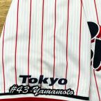 * бесплатная доставка * Tokyo Yakult Swallows Yamamoto большой . имя 3 вышивка нашивка форма 