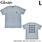 [ приобретенный товар ] Gamakatsu GM3689 (L| серый ) футболка ( рыба. иероглифы ) ( рыбалка одежда |2023 год весна лето модель ) / почтовая доставка рассылка возможно /(c) [Σ01]