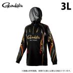 [ приобретенный товар ] Gamakatsu GM3816 ( черный |3L) 2WAY принт Zip рубашка f-ti( рыбалка одежда |2026 год весна лето модель ) /26SS /(c) [Σ01]