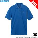 [ Medama товар ] Shimano (SH-002W голубой XS) prestige рубашка-поло ( рыбалка одежда )/(5) [Σ01]