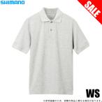 [ Medama товар ] Shimano (SH-002W Heather серый WS) prestige рубашка-поло ( рыбалка одежда )/(5) [Σ01]