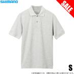 [ Medama товар ] Shimano (SH-002W Heather серый S) prestige рубашка-поло ( рыбалка одежда )/(5) [Σ01]