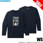 [ Medama товар ] Shimano (SH-010V Neo темно-синий WS) графика длинный рукав ( long T/ длинный футболка )/(5) [Σ01]