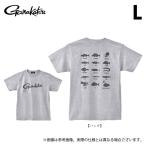 [ приобретенный товар ] Gamakatsu GM3711 ( серый |L) футболка ( кисть регистрация body Logo ) ( рыбалка одежда |2023 год весна лето модель ) /(c) [Σ01]