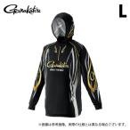 [ приобретенный товар ] Gamakatsu GM3736 (L| черный ) 2WAY принт Zip рубашка f-ti( рыбалка одежда * форель сопутствующие товары ) /Gamakatsu /(c) [Σ01]