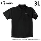 [ приобретенный товар ] Gamakatsu GM3783 (3L| черный × белый ) рубашка-поло ( рыбалка одежда *2025 год весна лето модель ) /Gamakatsu /25SS /(c) [Σ01]