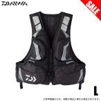 (7)【目玉商品】 ダイワ DF-3420 (ブラック L) フローティングベスト (国土交通省型式承認品) 小型船舶用救命胴衣 TYPE-D /磯釣り/船釣り