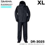 (5)ダイワ DR-3025 RAINMAX アングラーズライトレインスーツ (ブラック／XL) 2025年春夏モデル/レインウェア/25SS/レインマックス 【Σ02】