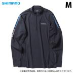 シマノ SH-040X (M／ブラック) ウォーターリペル ハーフジップシャツ ロングスリーブ (フィッシングウェア／2024年春夏モデル) /24SS /(5) 【Σ01】