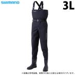 【取り寄せ商品】 シマノ FF-025U (3Lサイズ) DS3ウェーダー (チェストハイ・カットピンフェルトソール) (ブラック) (ウェーダー・タイツ) /(c) 【Σ01】
