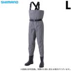 【取り寄せ商品】 シマノ FF-022U (サイズ：L) DS3ウェーダー (チェストハイ・カットフェルトソール) (グレー) /(c) 【Σ01】