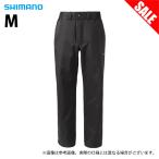 ショッピングレインウェア 【目玉商品】 シマノ RA-024W (M／ブラック) アングラーズシェル パンツ 01 (レインウェア) レインパンツ単体/フィッシングウェア/釣り /(7)