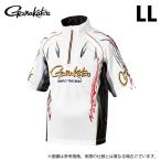 【取り寄せ商品】 がまかつ GM3815 (ホワイト／LL) 2WAYプリントジップシャツ(半袖) (フィッシングウェア／2026年春夏モデル) /26SS /(c) 【Σ01】