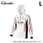 [ приобретенный товар ] Gamakatsu GM3816 ( белый |L) 2WAY принт Zip рубашка f-ti( рыбалка одежда |2026 год весна лето модель ) /26SS /(c) [Σ01]