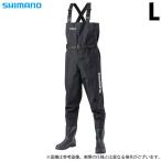 【取り寄せ商品】 シマノ FF-055T (Lサイズ) ハイパーウェーダー (チェストハイ・カットピンフェルトソール) (ブラック) (ウェーダー・タイツ) /(c) 【Σ03】