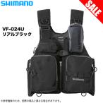【目玉商品】シマノ ゲームベスト VF-024U (リアルブラック)  フローティングベスト/シーバス/エギング/ウェーディング /(5)