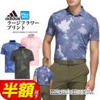  Adidas Golf одежда EAT64 Large цветок принт короткий рукав стрейч рубашка [. пот скорость .]( мужской )
