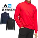 ショッピングゴルフ アディダス ゴルフウェア KUH42 アディゼロ ADIZERO ファブリックミックス 長袖 ハーフジップ ジャケット [ストレッチ 切替部分撥水]（メンズ）