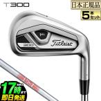 タイトリスト ゴルフ Titleist T300 II アイアンセット 5本セット(6I〜PW)  NSプロ N.S.PRO 880 AMC  スチールシャフト