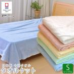 今治タオル タオルケット 無地タオルケット シングルサイズ 日本製 〔〕