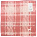日本製タオルハンカチチェックピンク...