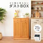 ダストボックス 分別 おしゃれ キッチン ごみ箱 分別 ゴミ箱 2分別ダストボックス 25L×2個