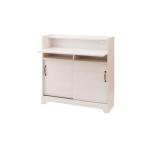  счетчик внизу место хранения ширина 90 стол шкаф раздвижная дверь розетка имеется тонкий compact белый woshu