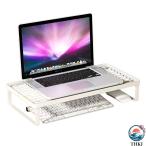  монитор шт. стол сверху шт. PC подставка стол сверху подставка монитор подставка осанка улучшение подставка для персонального компьютера металлический сборка не необходимо дисплей шт. иметь . панель стол 