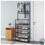  вход место хранения подставка полки обувь 4 уровень 5 уровень обувь ширина 60 THKJ стойка для обуви тонкий пальто металлический труба тапочки обувь коробка многофункциональный модный удобный ..... надеть обувь ... популярный 