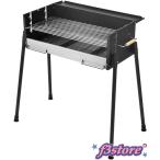 バーベキューコンロバーベキューコンロ 大人数70 44.5 81.5大型 8人用 携帯用 蒸し焼き 燻製 折りたたみバーベキュー
