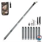 .. трость портативный складной ходьба палочка безопасный многофункциональный .. трость альпинизм трость легкий мульти- комплект функция альпинизм трость средство самозащиты aluminium сплав поле палочка .