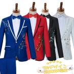  stage костюм мужской костюм цвет костюм верх и низ 2 позиций комплект вечеринка в конце года новый год . stage костюм танцевальный костюм караоке костюм Mai шт. костюм красный черный 