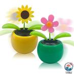  автомобиль украшение цветочный горшок swing солнечный Dan sing солнечный энергия цветок машина украшение оборудование орнамент растения 2 шт. комплект приборная панель оборудование орнамент покачивающийся игрушка Dan sing цветок so