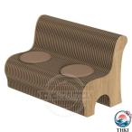  бумага bench складной бумага табурет бумага диван craft бумага табурет аккордеон стул круг . подушка имеется .. соус диван табурет водоотталкивающая отделка уровень 