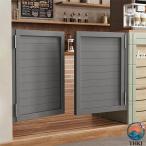  Cafe дверь z swing дверь натуральное дерево терраса перегородка забор торцевая дверь металлический шарнир автоматика .. обе стороны направление . открывать перегородка . дверь springs дверь водный краска Cafe do