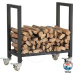  дрова подставка с роликами . дрова полки rog подставка салон fire - боковой дрова хранение чёрный большой кемпинг для наружный модный 