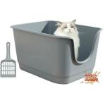  кошка туалет большой кошка. туалет кошка для туалет корпус кошка туалет большая вместимость песок скол .. предотвращение кошка туалет 60x47x31cm глубокий type домашнее животное туалет уборка простой дезодорирующий антибактериальный 