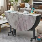  складной стол круг обеденный стол compact складной мрамор style с роликами . складной стол компактный популярный модный 